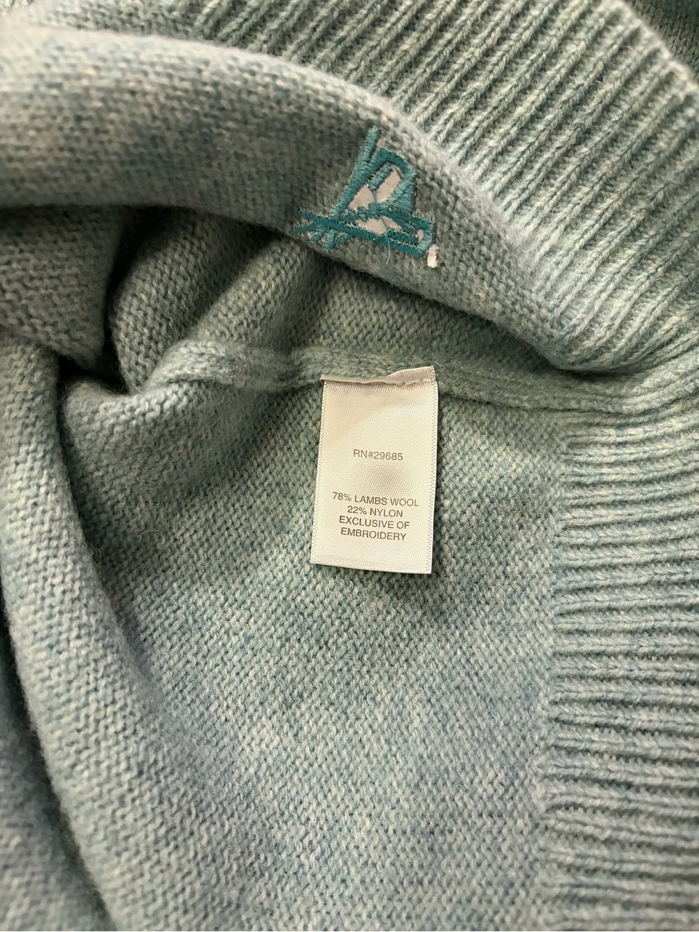 Pendleton men’s lambswool crewneck sweater in sage green Size XL - Picture 7 of 7